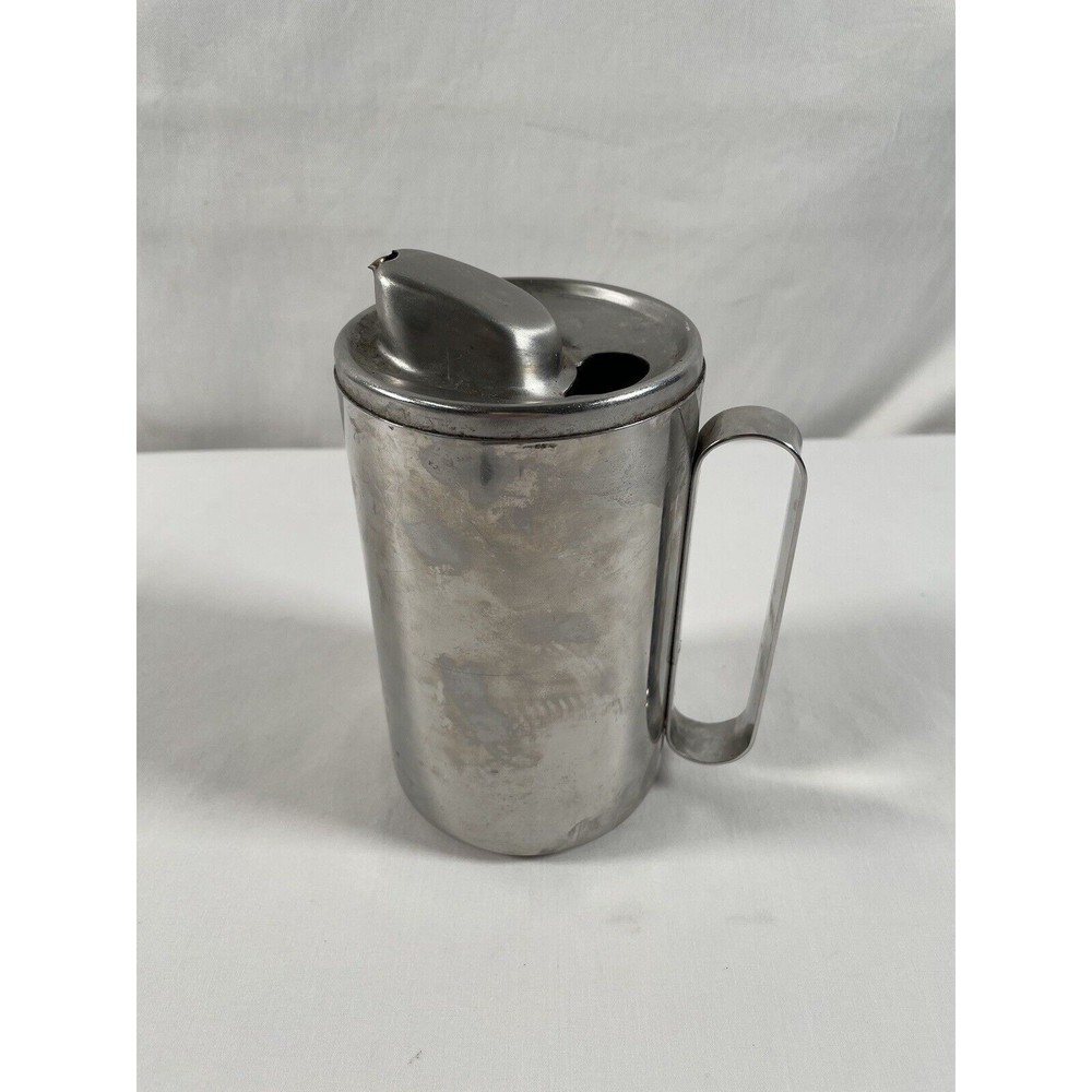 Vtg INOX 18-10 Stainless Steel CREAMER PITCHER Dispenser ITALY Unclean